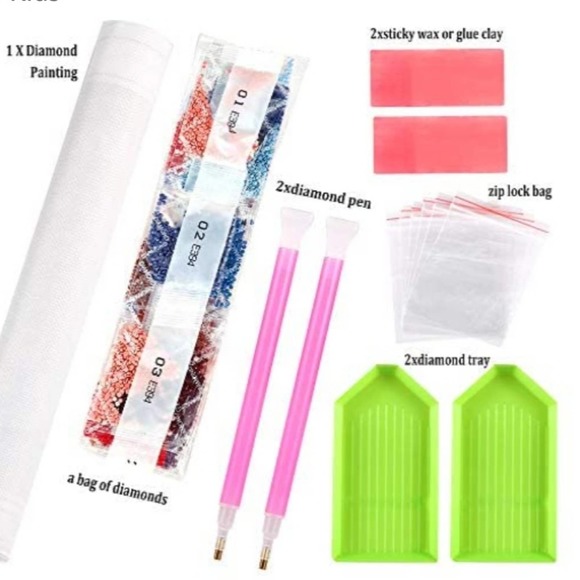 NEW 5D Castle Rhinestone/Diamond painting kits - Picture 4 of 10